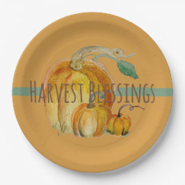 Paper Plates: Harvest Blessings Pappteller
