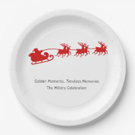 Paper Plates – Holiday Party Table Décor Pappteller
