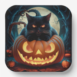 Paper Plattformen Reihe 1 Black Cat 15 Pappteller