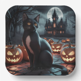 Paper Plattformen Reihe 1 Black Cat 21 Pappteller