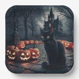 Paper Plattformen Reihe 1 Black Cat 22 Pappteller