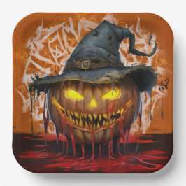 Paper Plattformen Reihe 9 Pumpkin 04 Pappteller