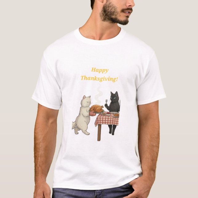 Paper&pukku happy Thanksgiving! T-Shirt (Vorderseite)