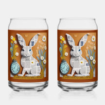 Paper Rabbit Soda Glass