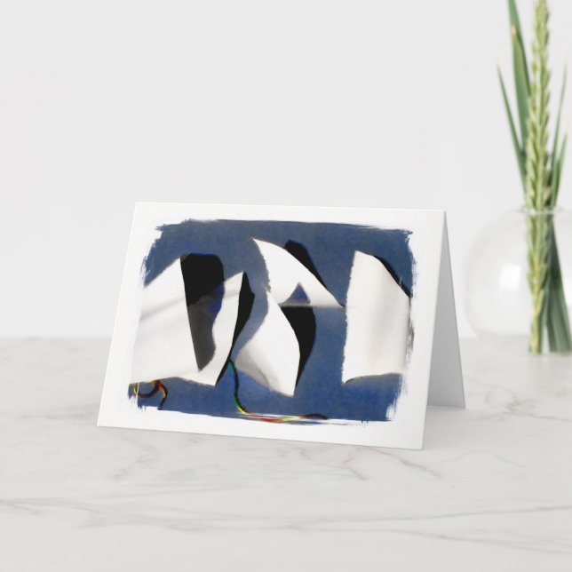 " Paper Sails " Grußkarte Karte (Vorderseite)