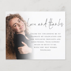 PAPER Script 6 Foto Abschluss Liebe Danke Flyer