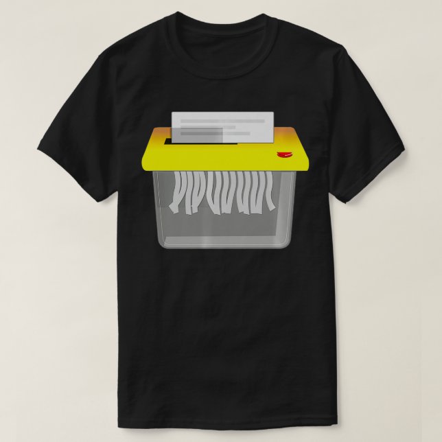 Paper Shredder Premium  T-Shirt (Design vorne)
