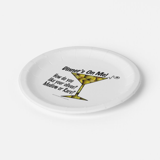 PAPER TELLER Dinner! Oliven? Mittel oder selten? (Schrägansicht)