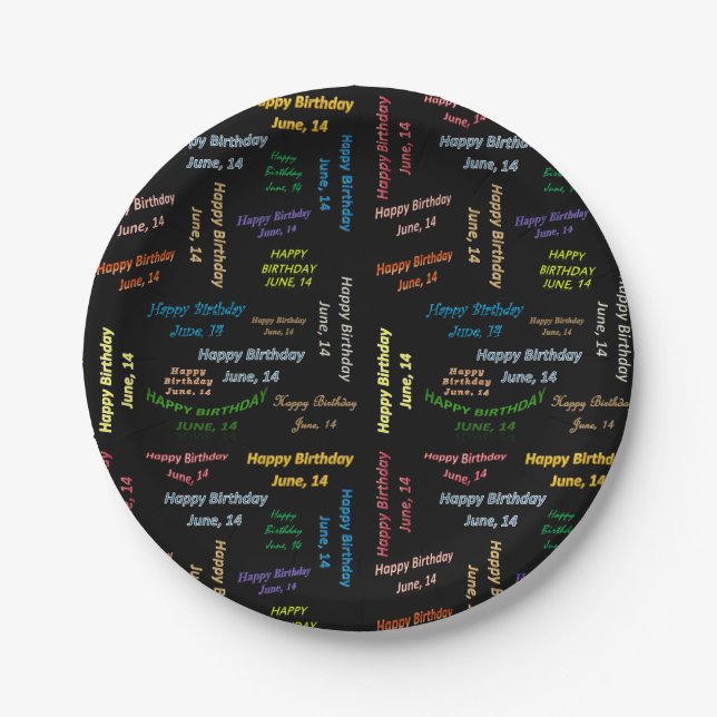 Paper Teller Juni, 14 Geburtstag (Vorderseite)