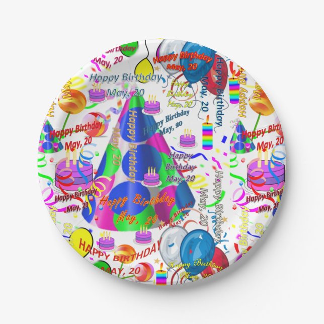 Paper Teller Mai, 20 Geburtstag (Vorderseite)