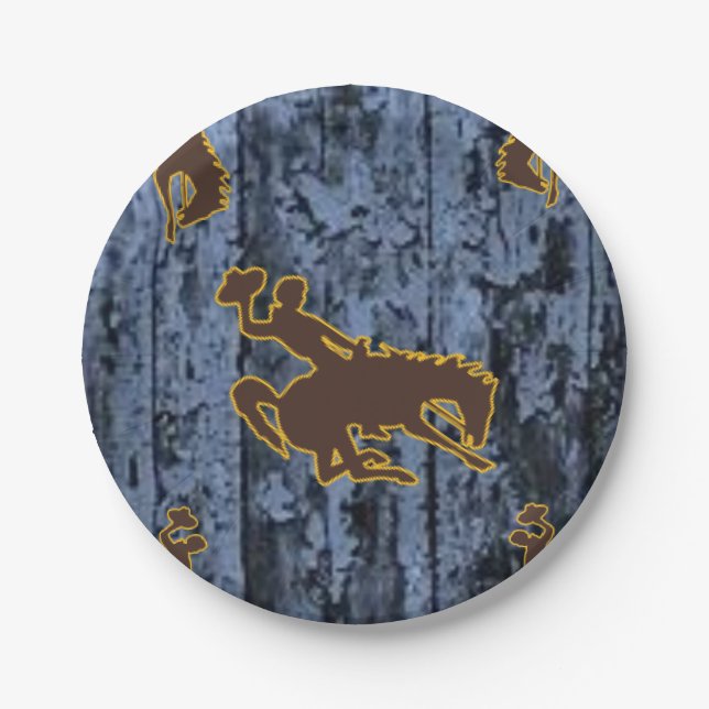 Paper Tellers Cowboys Pappteller (Vorderseite)