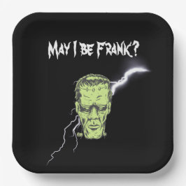 Paper Tellers, darf ich Frank sein, Frankenstein Pappteller