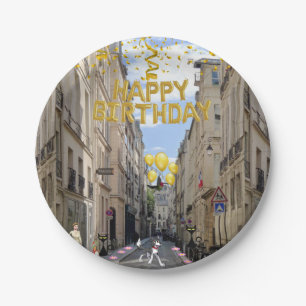 Paper Tellers, Happy Birthday France Hund Pappteller
