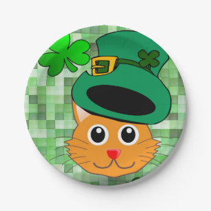 Paper Tellers St. Patrick's Day Cat Pappteller