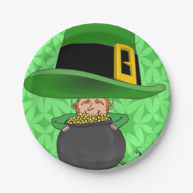 Paper Tellers St. Patrick's Day Pappteller (Vorderseite)
