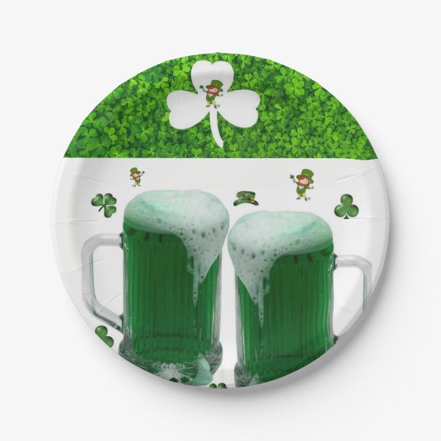 Paper Tellers St. Patrick's Day Pappteller (Vorderseite)