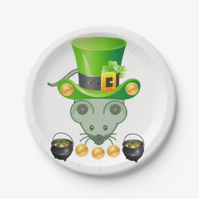 Paper Tellers St. Patrick's Day Pappteller (Vorderseite)