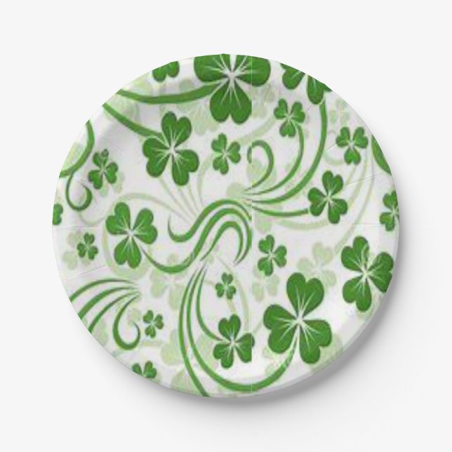 Paper Tellers St. Patrick's Day Pappteller (Vorderseite)