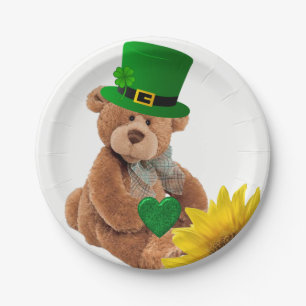 Paper Tellers St. Patrick's Day Teddy Bear Pappteller