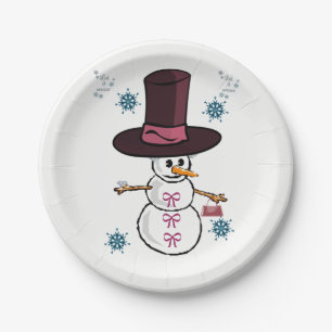 Paper Tellers Weihnachten Pappteller