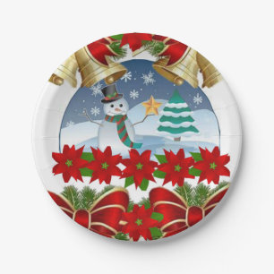 Paper Tellers Weihnachten Pappteller