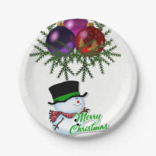 Paper Tellers Weihnachten Pappteller