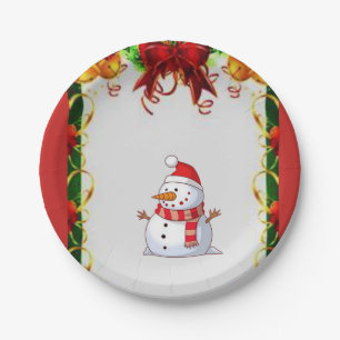 Paper Tellers Weihnachten Pappteller