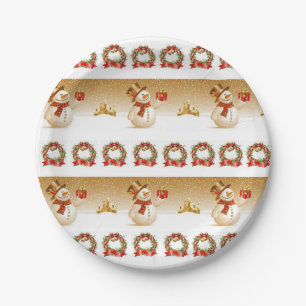 Paper Tellers Weihnachten Pappteller