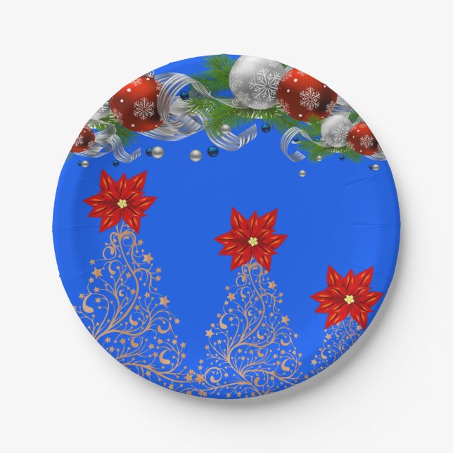 Paper Tellers Weihnachten Pappteller (Vorderseite)