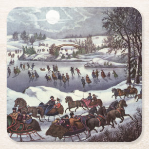 PAPER UNTERSETZER : New York : Zentralpark : 1920