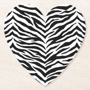 Paper Untersetzer Set-Zebra Print