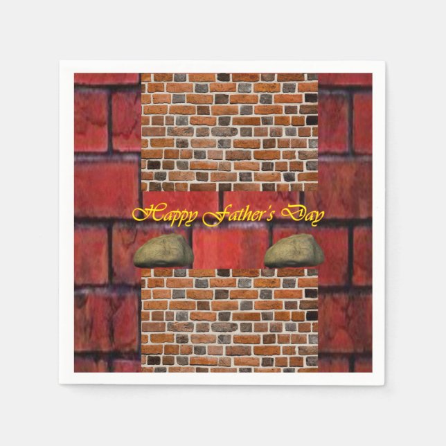 Paperbuch zum Vater Napkins Serviette (Vorderseite)