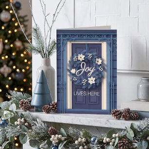 Papercut Holidays Alpenkranz modernes Xmas Feiertagskarte