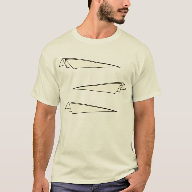Paperplanes x 3 T-Shirt (Vorderseite)