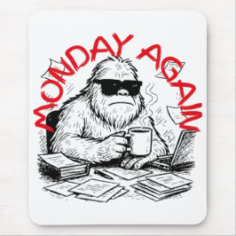 Paperwork Chaos Abominable Snowman Mousepad