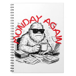 Paperwork Chaos Abominable Snowman Notizblock