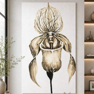 Paphiopedilum Orchid Leinwanddruck
