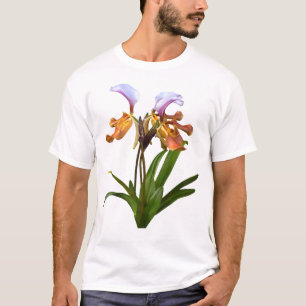 Paphiopedilum Orchids miteinander verbunden T-Shirt