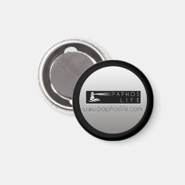 Paphos Life rundes Logo Magnet