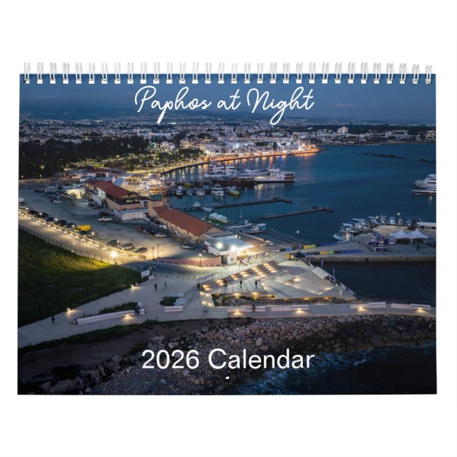 Paphos Night Calendar nach Paphos und Paphos Kalender (Titelbild)