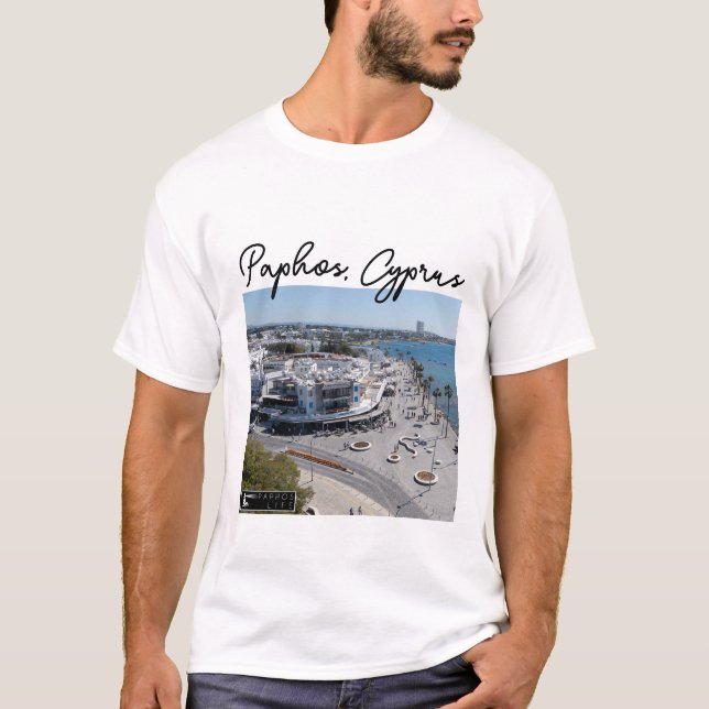 Paphos Seepromenade 2 T-Shirt (Vorderseite)