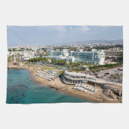 Paphos SODAP Strand und Amavi Hotel Geschirrtuch