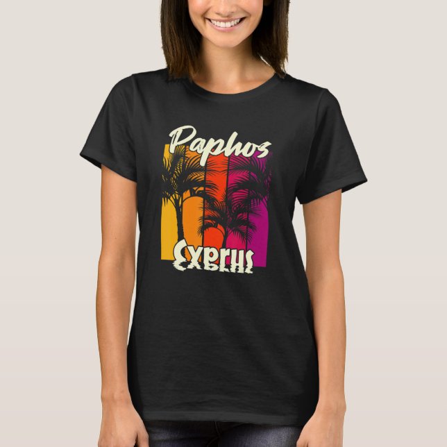 Paphos Zypern 2 T-Shirt (Vorderseite)