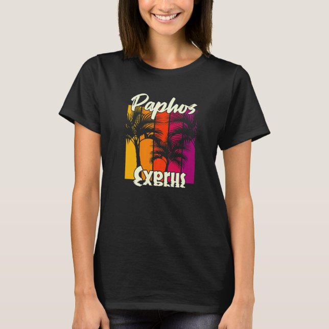 Paphos Zypern  3 T-Shirt (Vorderseite)