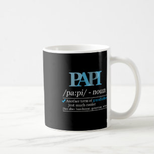 Papi Funny Grandpa Vater Vatertag Weihnachten Kaffeetasse