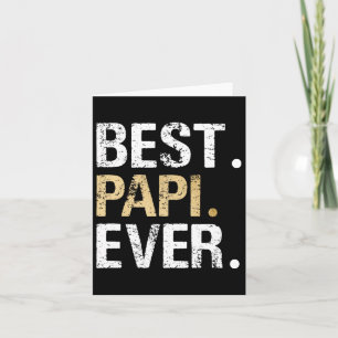 Papi-Geschenk von Enkelin Enkel Bestes Papi Karte