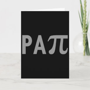 Papi Puns Lustiger Vatertag Outfit Für Mathe-Lehre Karte