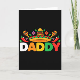 Papi Sombrero Maracas Mexikanische Fiesta Vater Karte