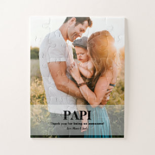 Papi Spanish Daddy Danke Foto Gift Puzzle