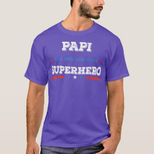 Papi Superdad Superdad Vater Helden Star T-Shirt